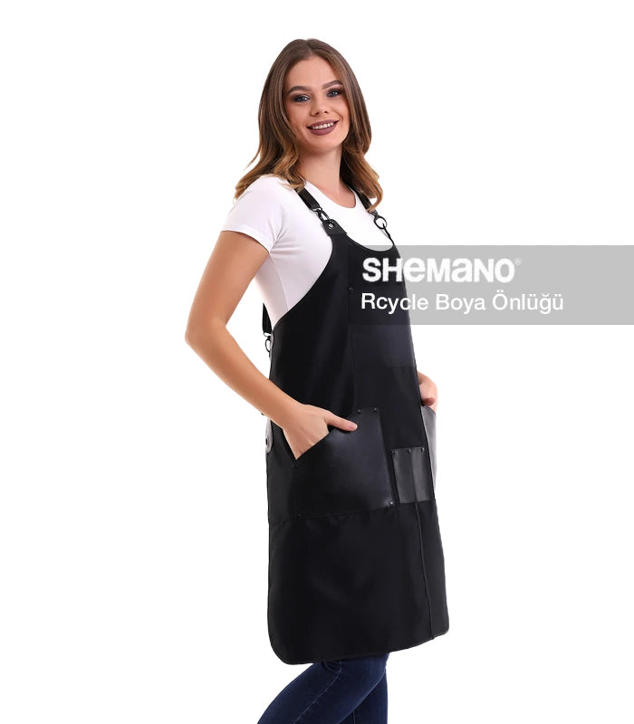 Geri Dönüştürülmüş Kumaş Kuaför Önlüğü