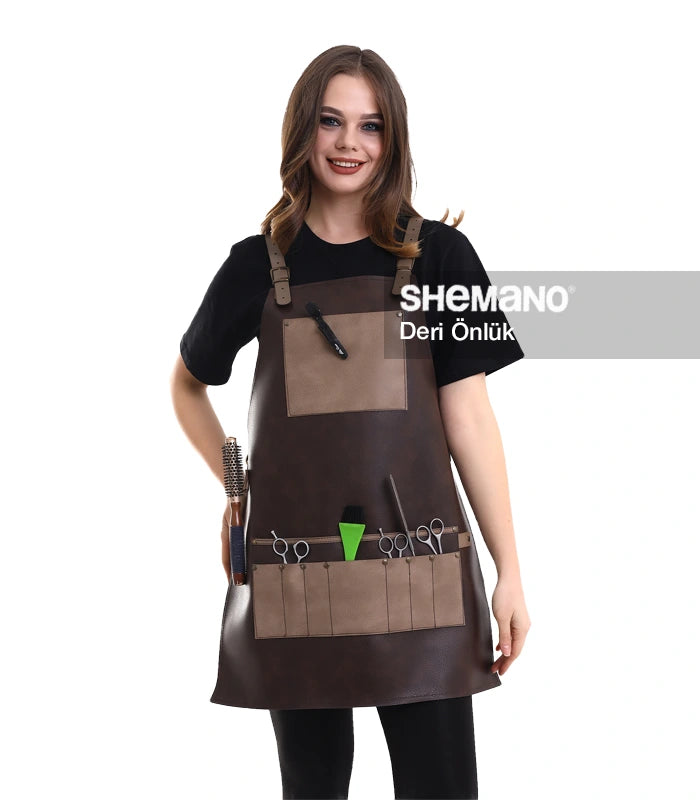 Kişiye Özel Logolu Deri Önlük