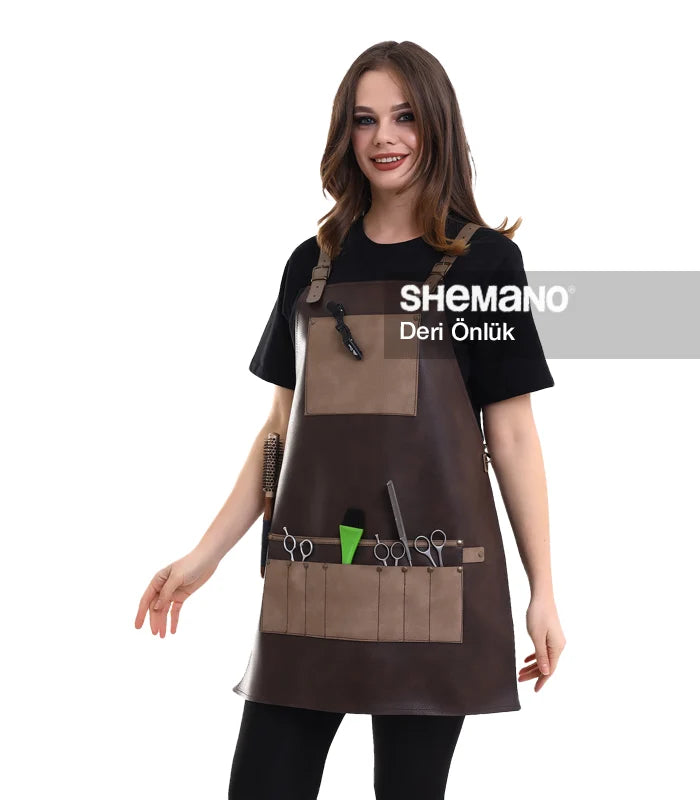 Kişiye Özel Logolu Deri Önlük