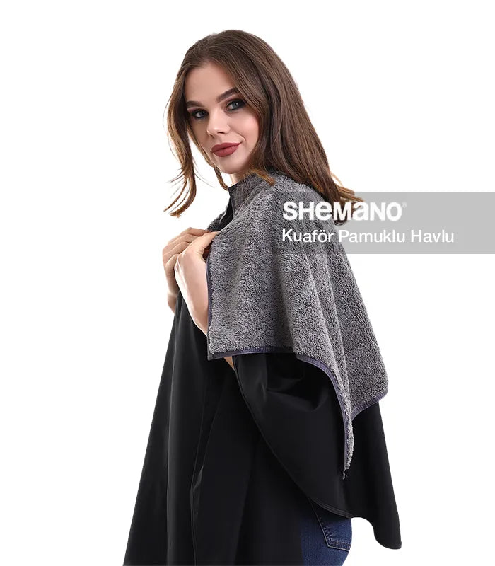 Kuaför Havlusu Çıtçıtlı Yakalı