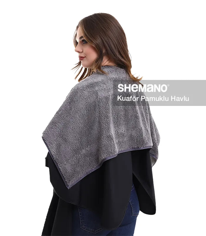 Kuaför Havlusu Çıtçıtlı Yakalı