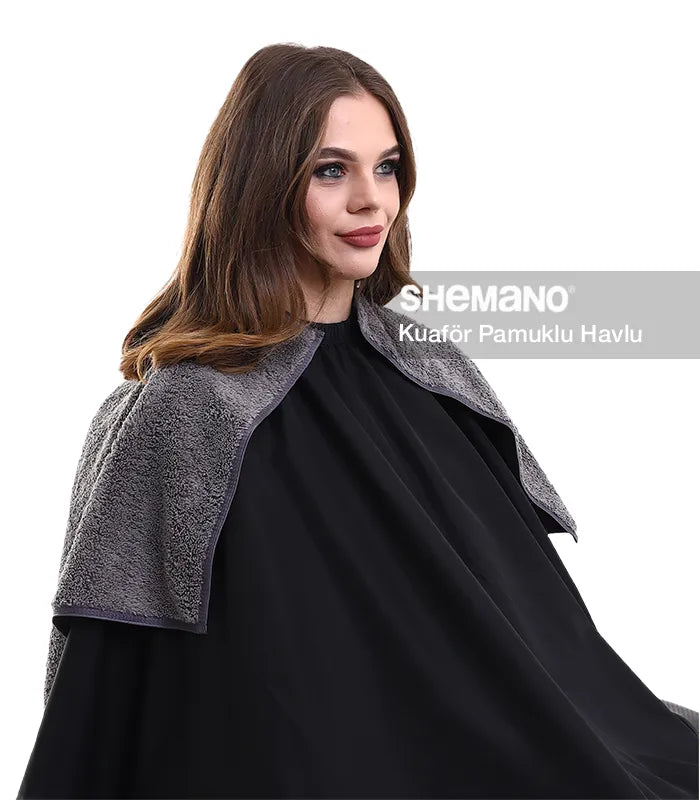 Kuaför Havlusu Çıtçıtlı Yakalı