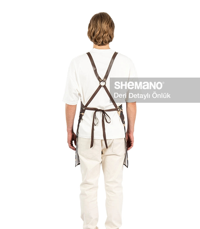 Kuaför Tasarım Önlüğü Kamuflaj