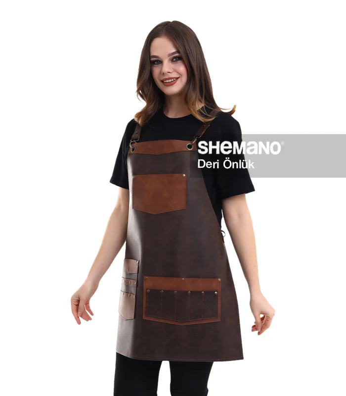 Kuaförler İçin Deri Önlük