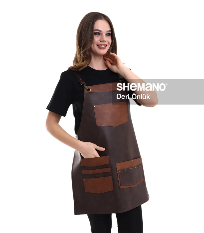 Kuaförler İçin Deri Önlük