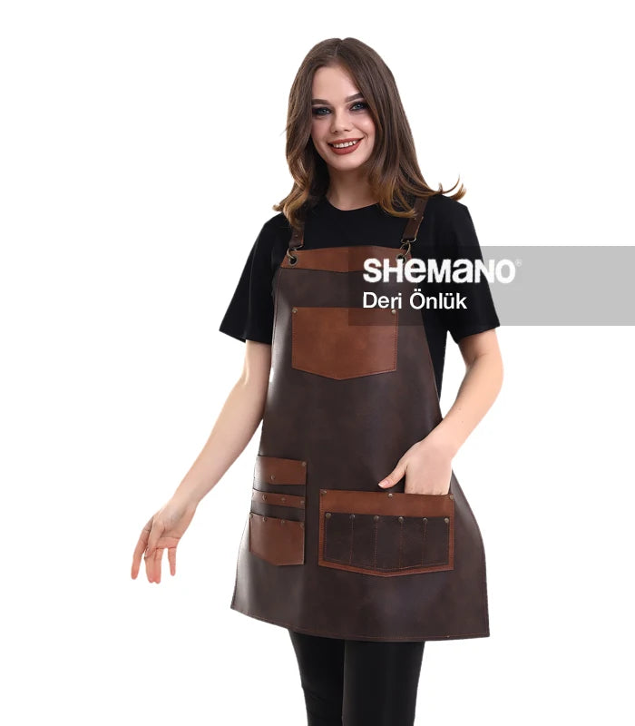 Kuaförler İçin Deri Önlük