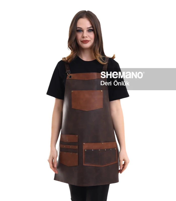 Kuaförler İçin Deri Önlük