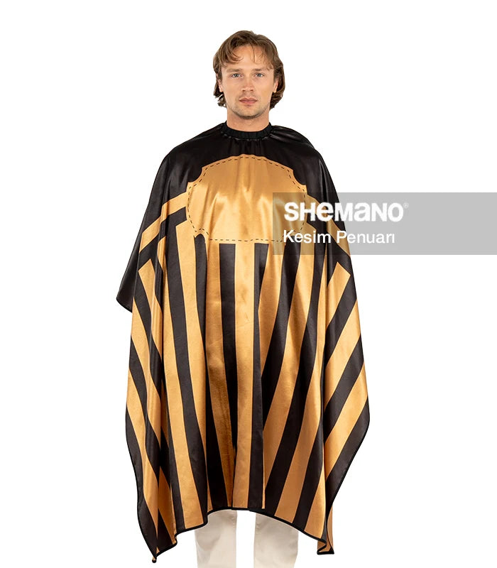 Logo Baskılı Saç Kesim Penuarı