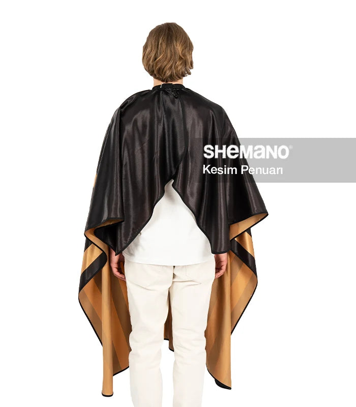 Logo Baskılı Saç Kesim Penuarı