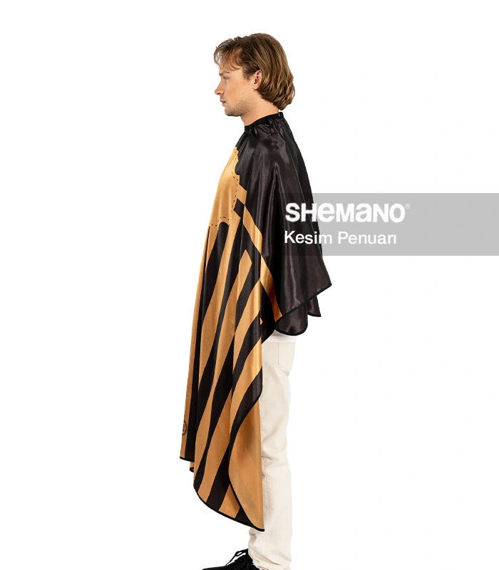 Logo Baskılı Saç Kesim Penuarı