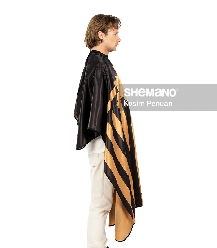 Logo Baskılı Saç Kesim Penuarı