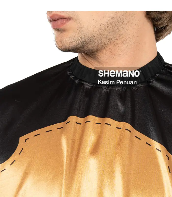 Logo Baskılı Saç Kesim Penuarı