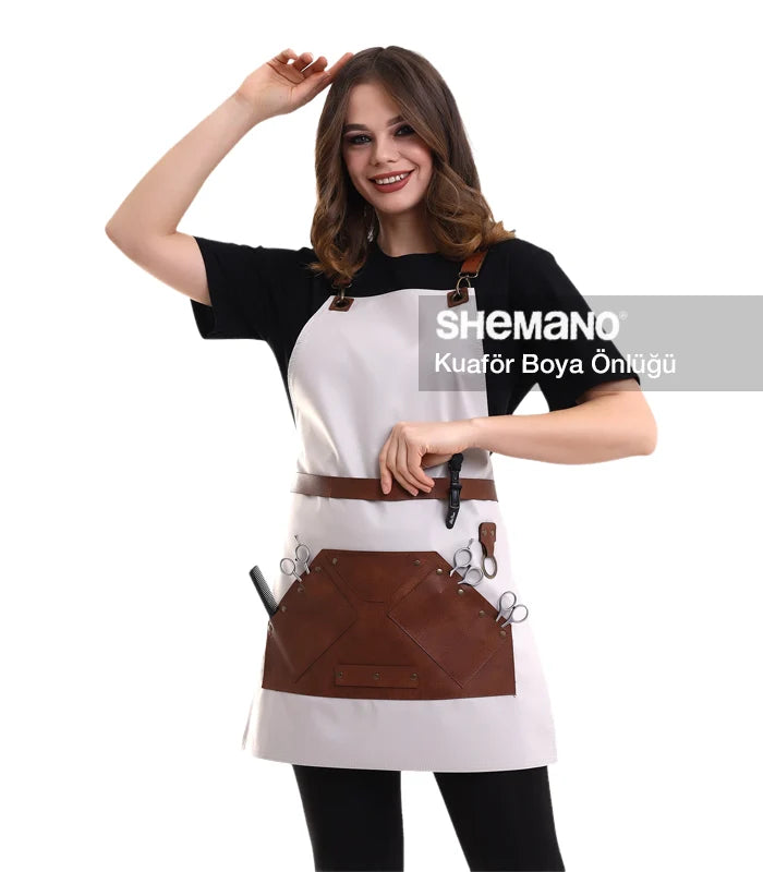 Özel Baskılı Kuaför Önlüğü