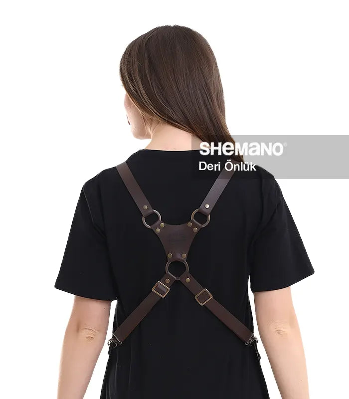 Özel Logolu Deri Önlük