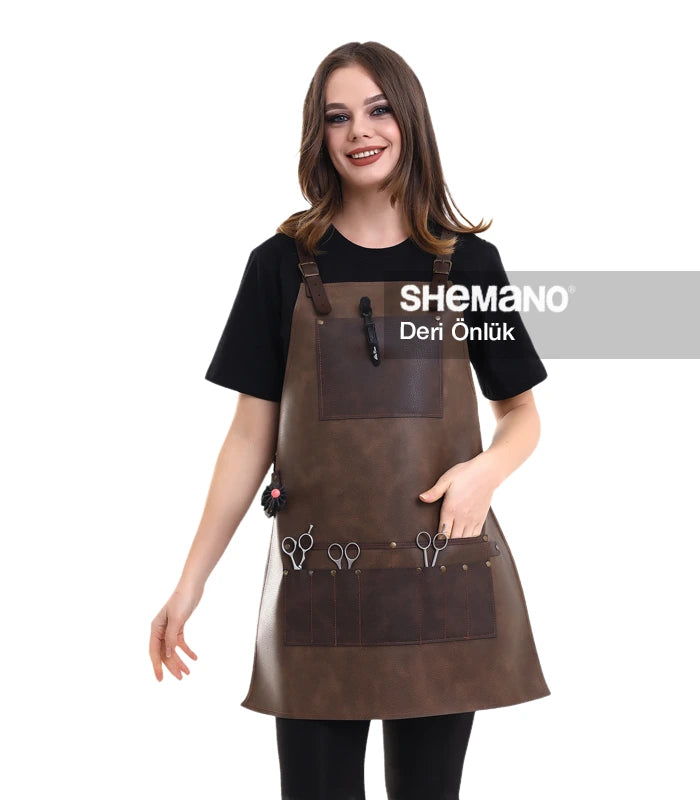 Suni Deri Önlük Kuaför