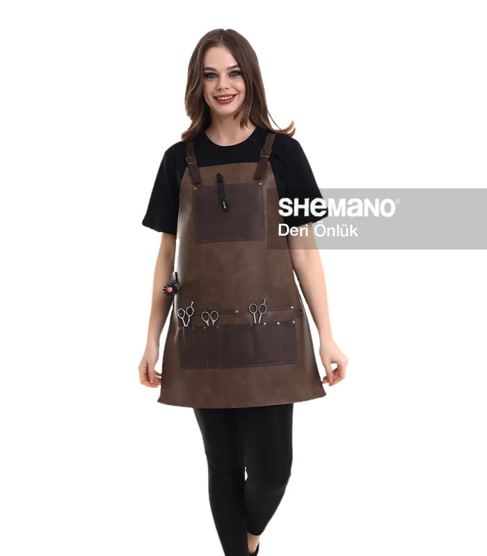 Suni Deri Önlük Kuaför