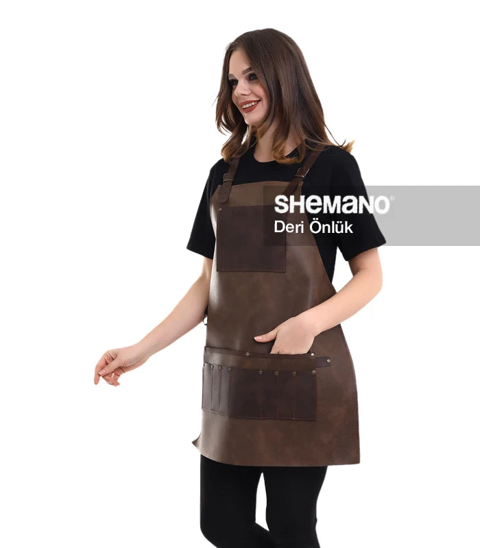 Suni Deri Önlük Kuaför