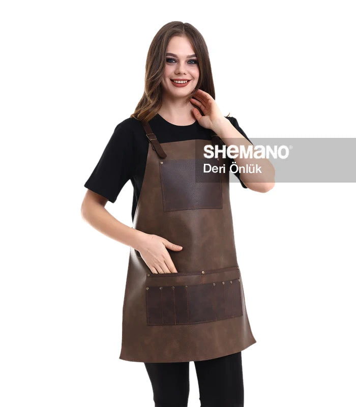 Suni Deri Önlük Kuaför