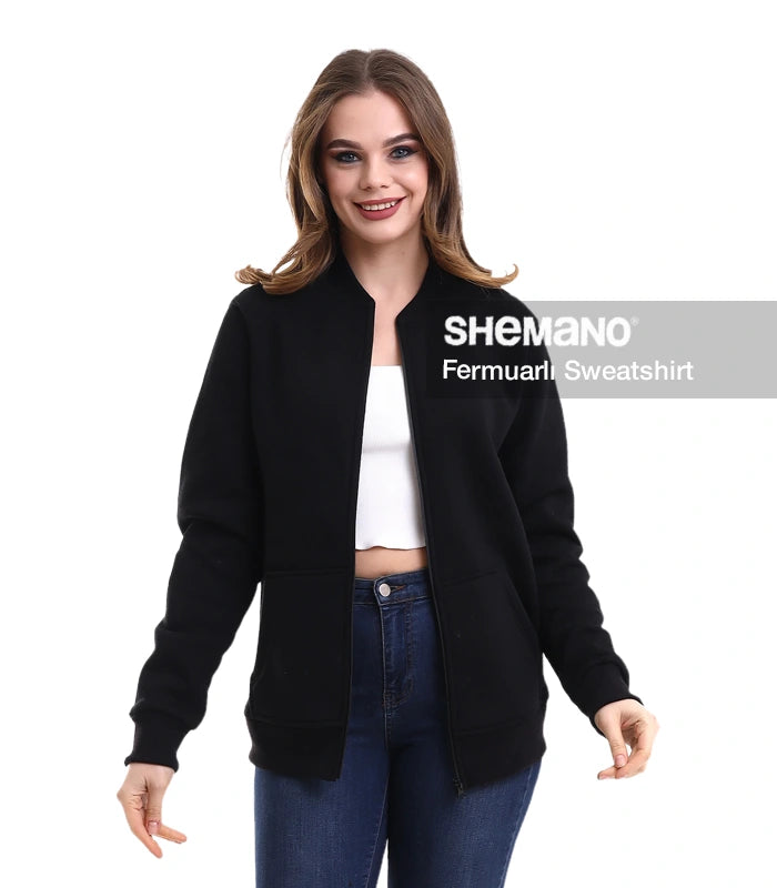 Sweatshirt Fermuarlı