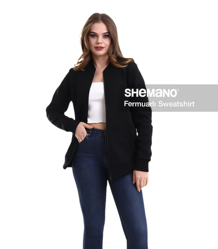 Sweatshirt Fermuarlı