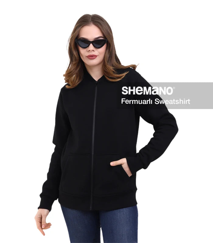 Sweatshirt Fermuarlı